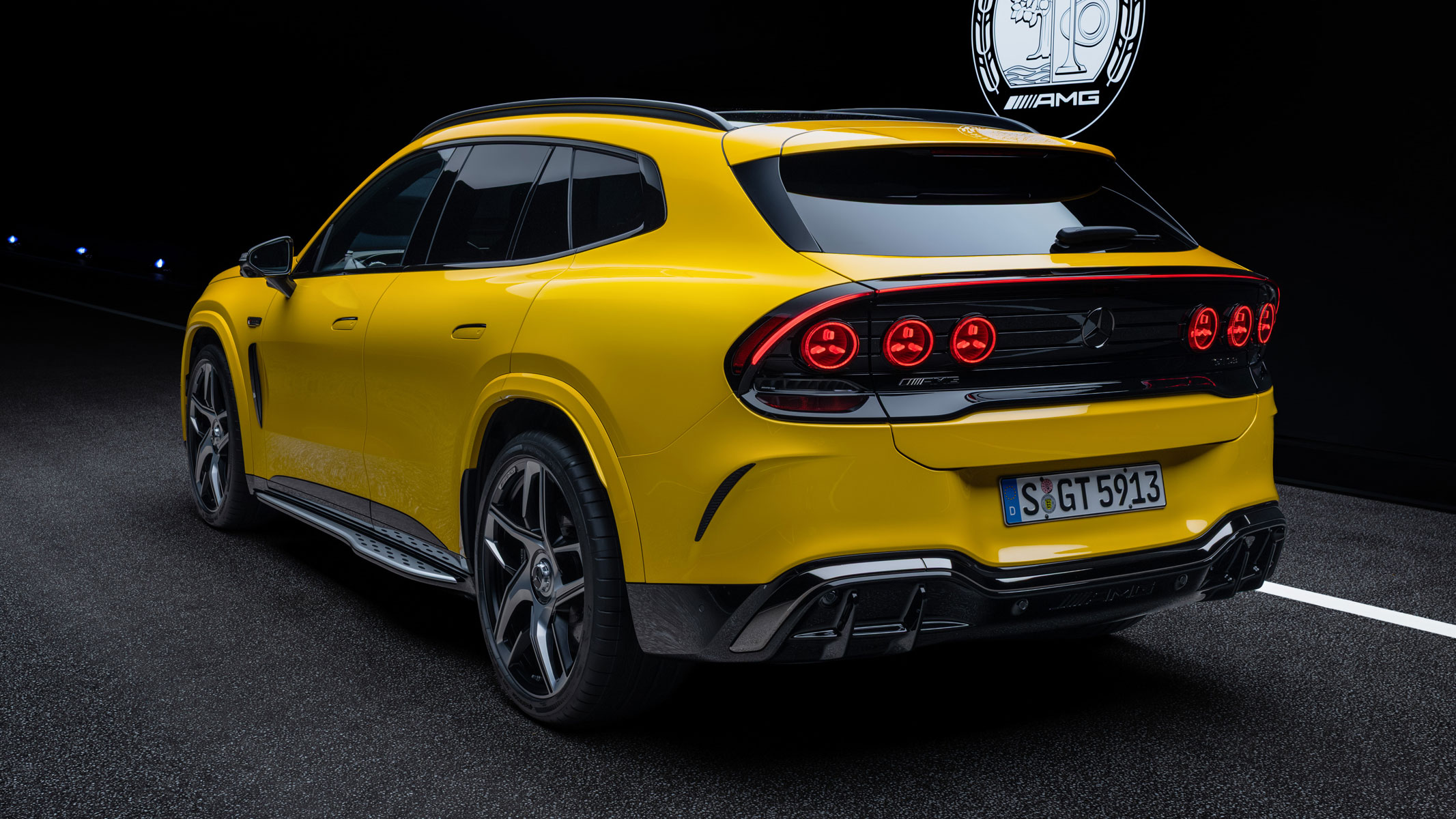 Mercedes-AMG GT SUV - rear studio