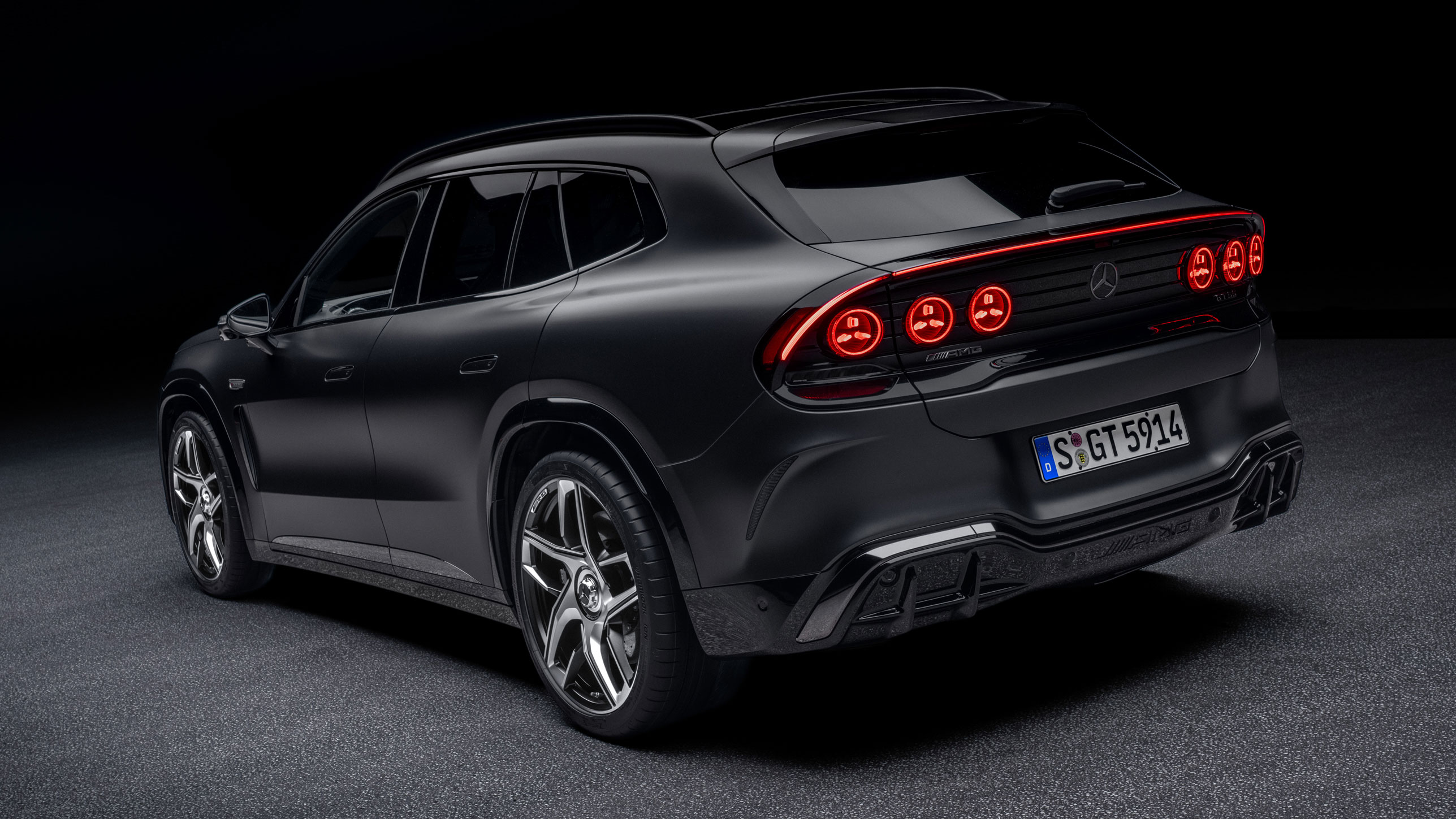Mercedes-AMG GT SUV - rear black