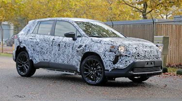 Mystery Toyota SUV spied - front angled