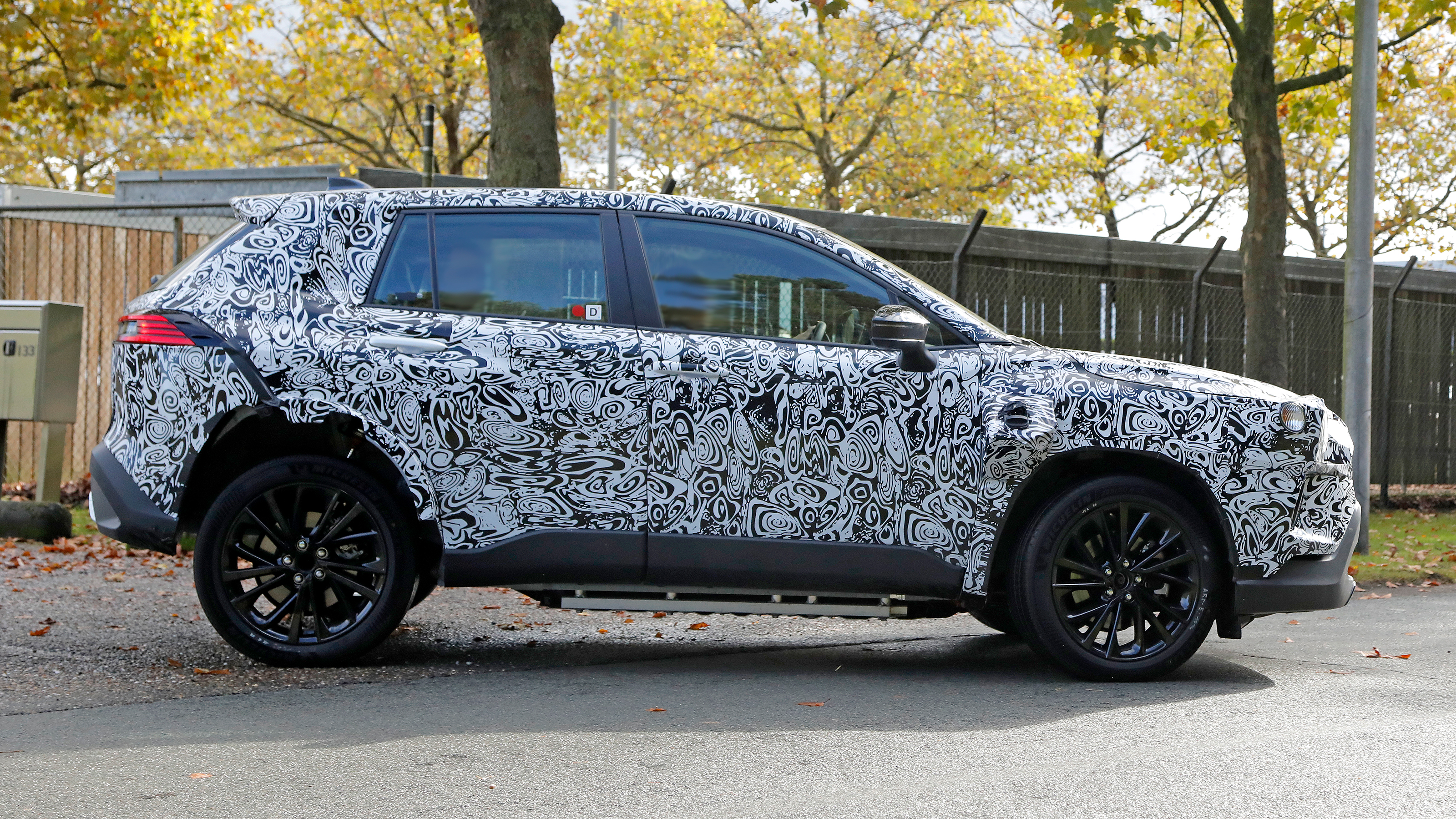 Mystery Toyota SUV spied - side