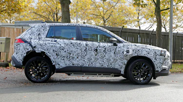 Mystery Toyota SUV spied - side