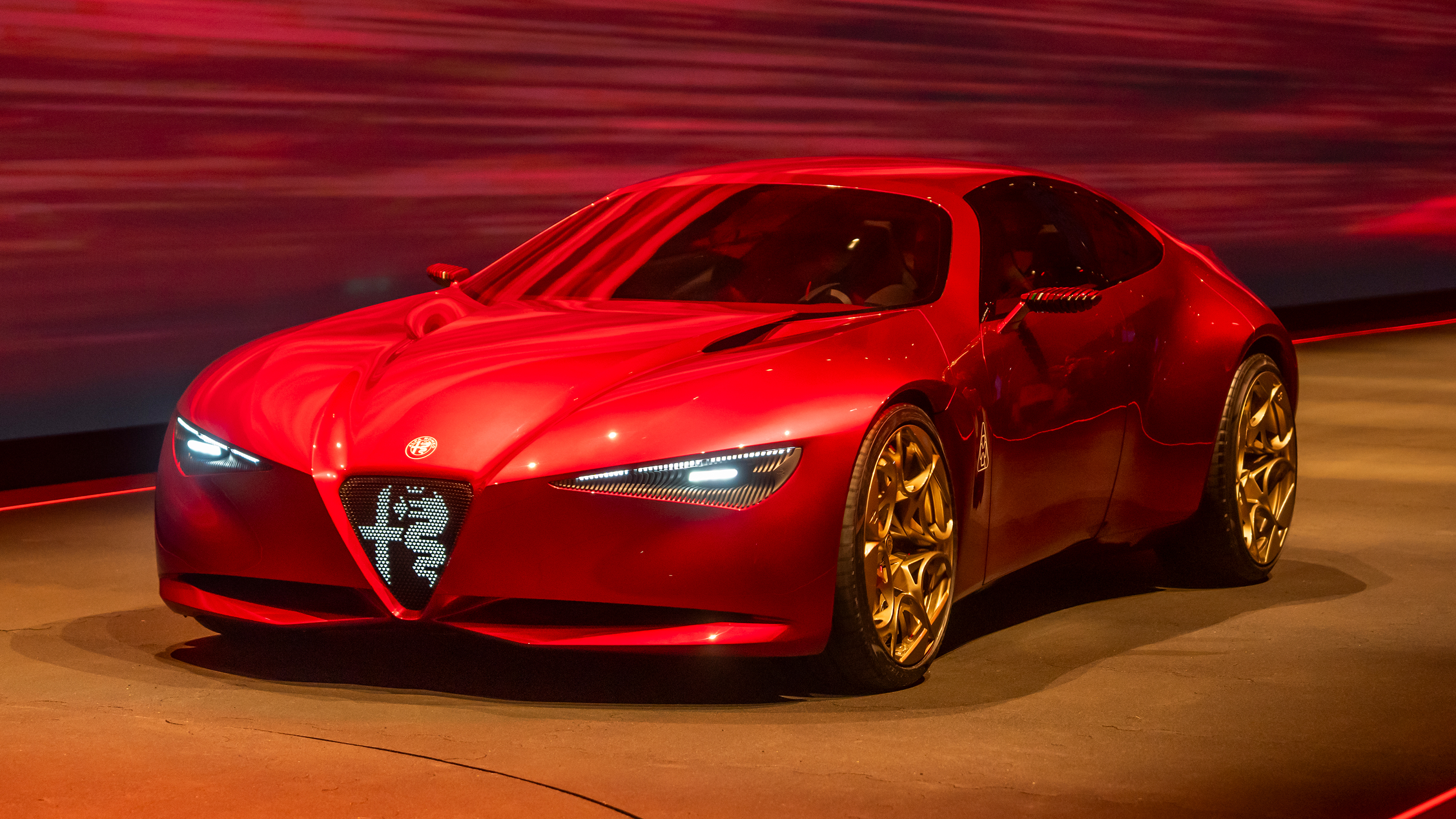 New Alfa Romeo Cuorerosso Paris 2026 - stage front 3/4