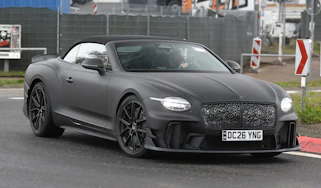 New Bentley Supersports Convertible - front 3/4