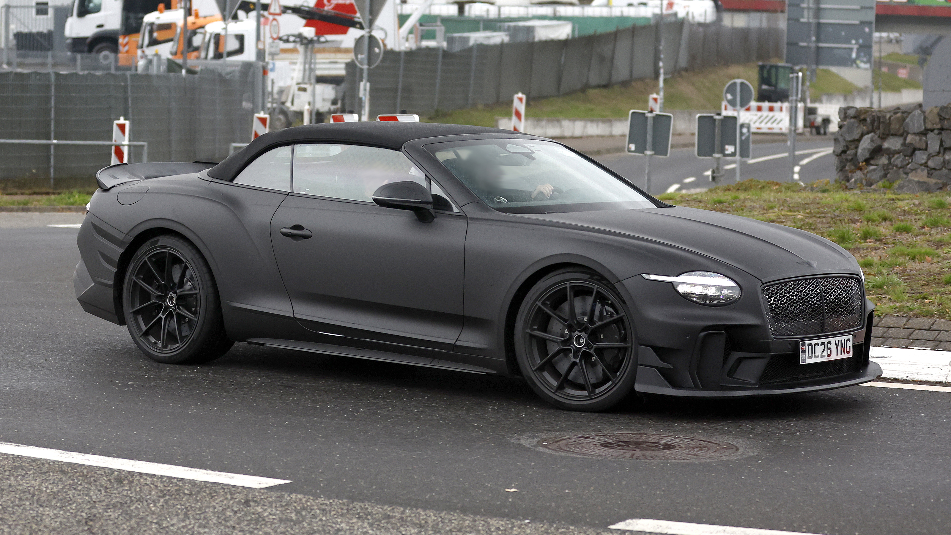 New Bentley Supersports Convertible - front angled