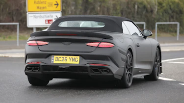 New Bentley Supersports Convertible - rear 3/4