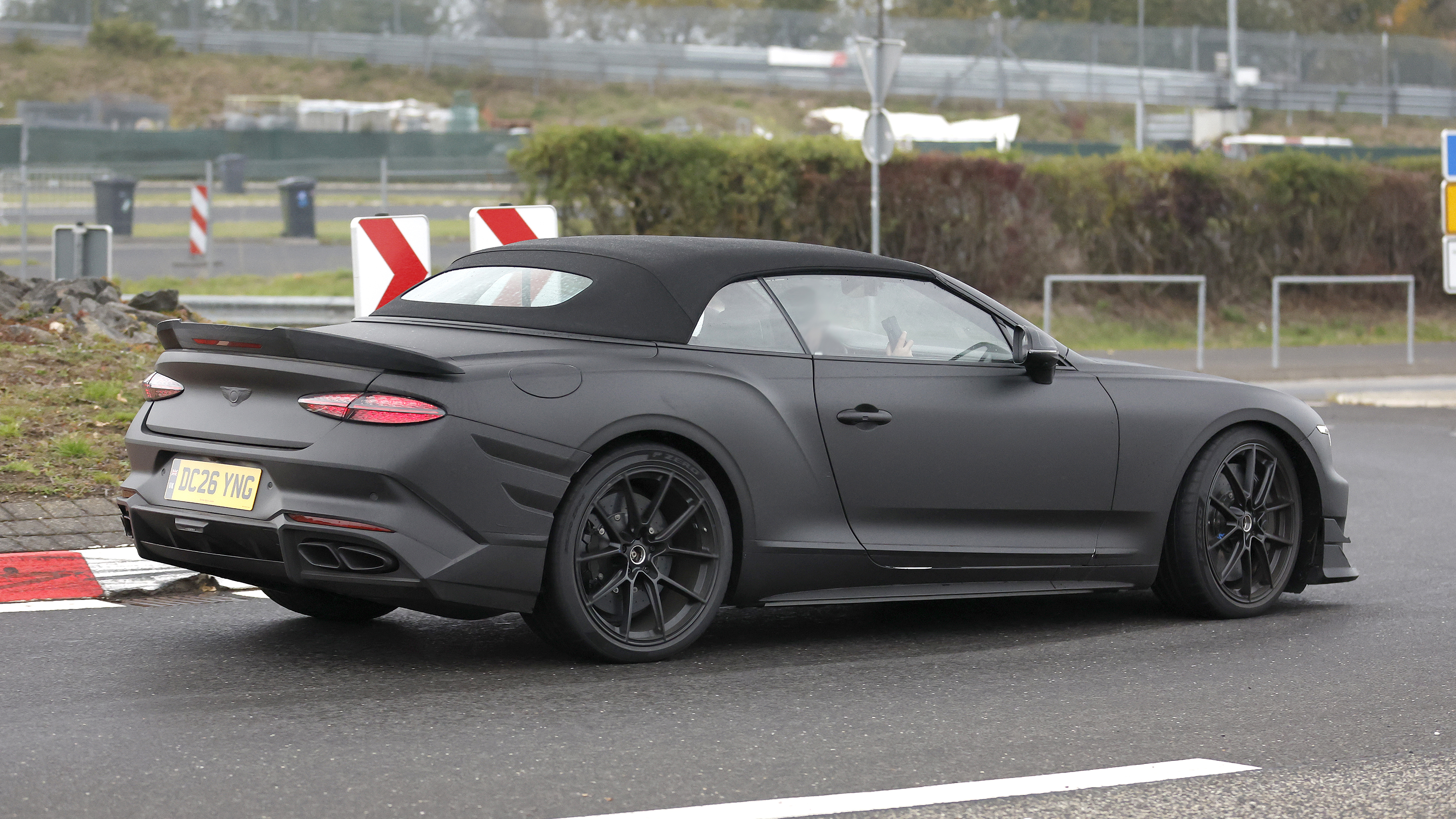 New Bentley Supersports Convertible - rear angled