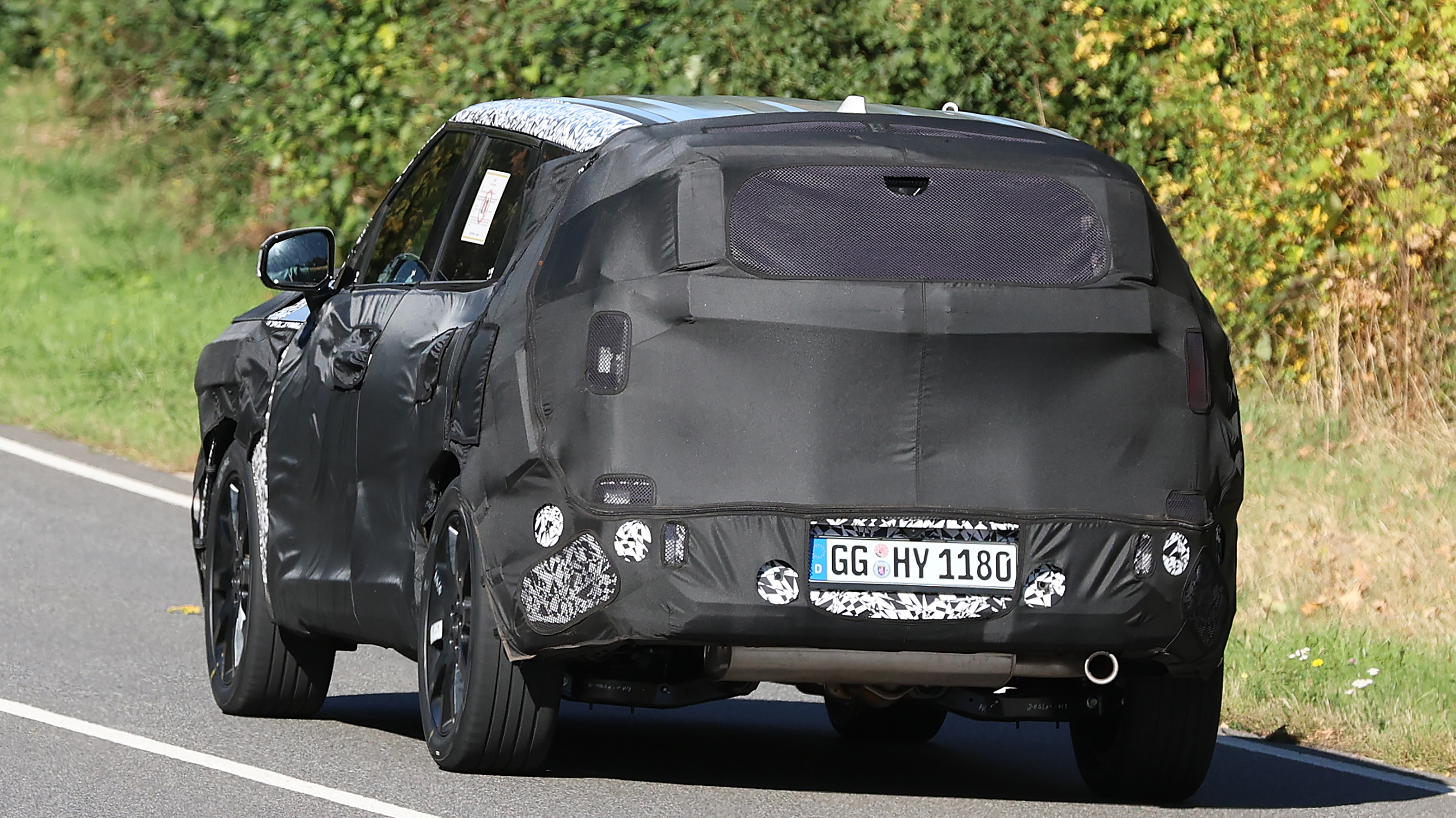 New Kia Sportage spotted - rear 3/4