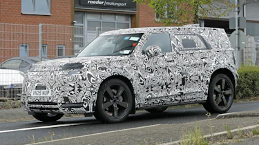 New Land Rover Defender Sport - road front angled