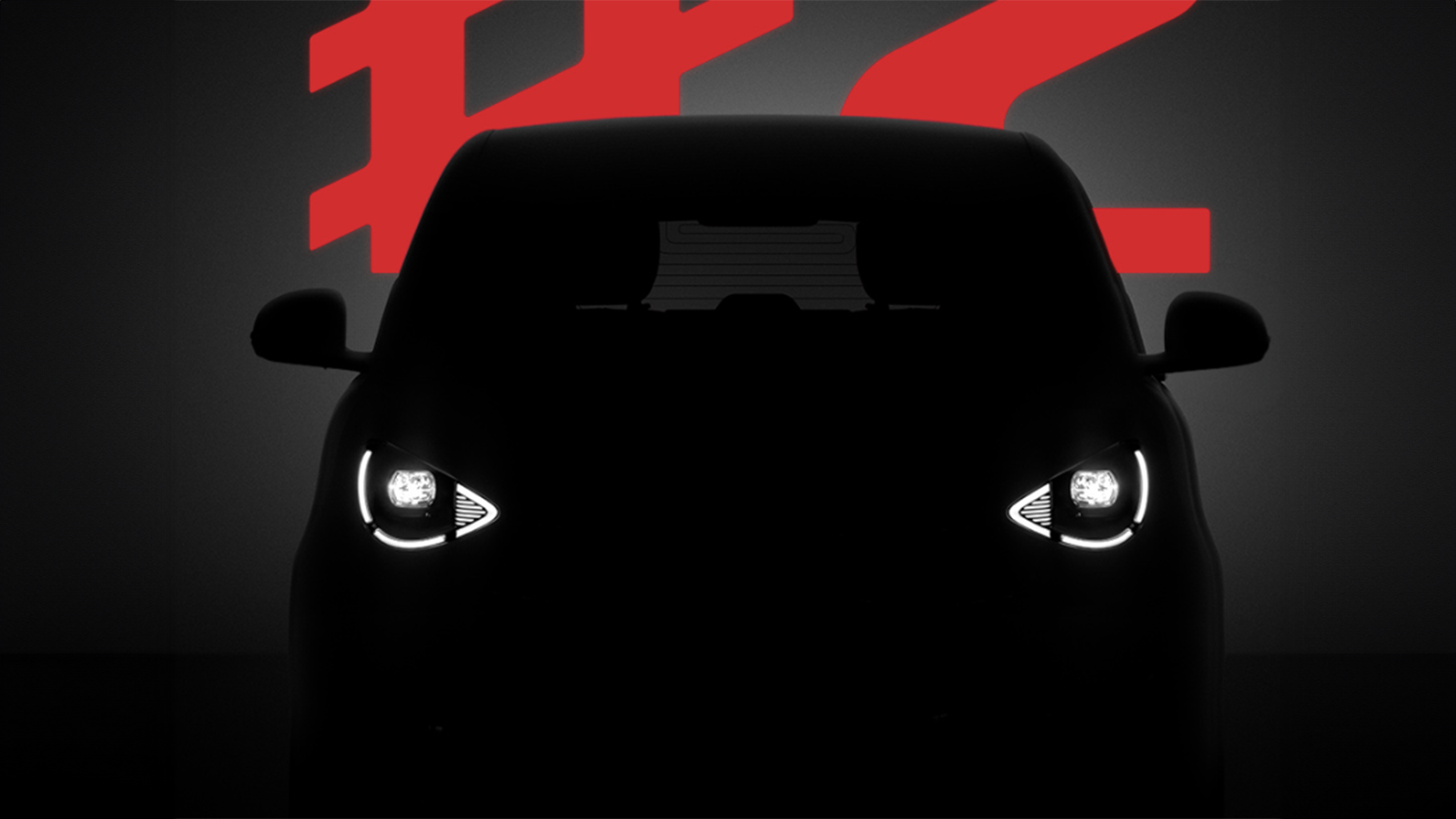 New Smart #2 Brabus teaser - front 