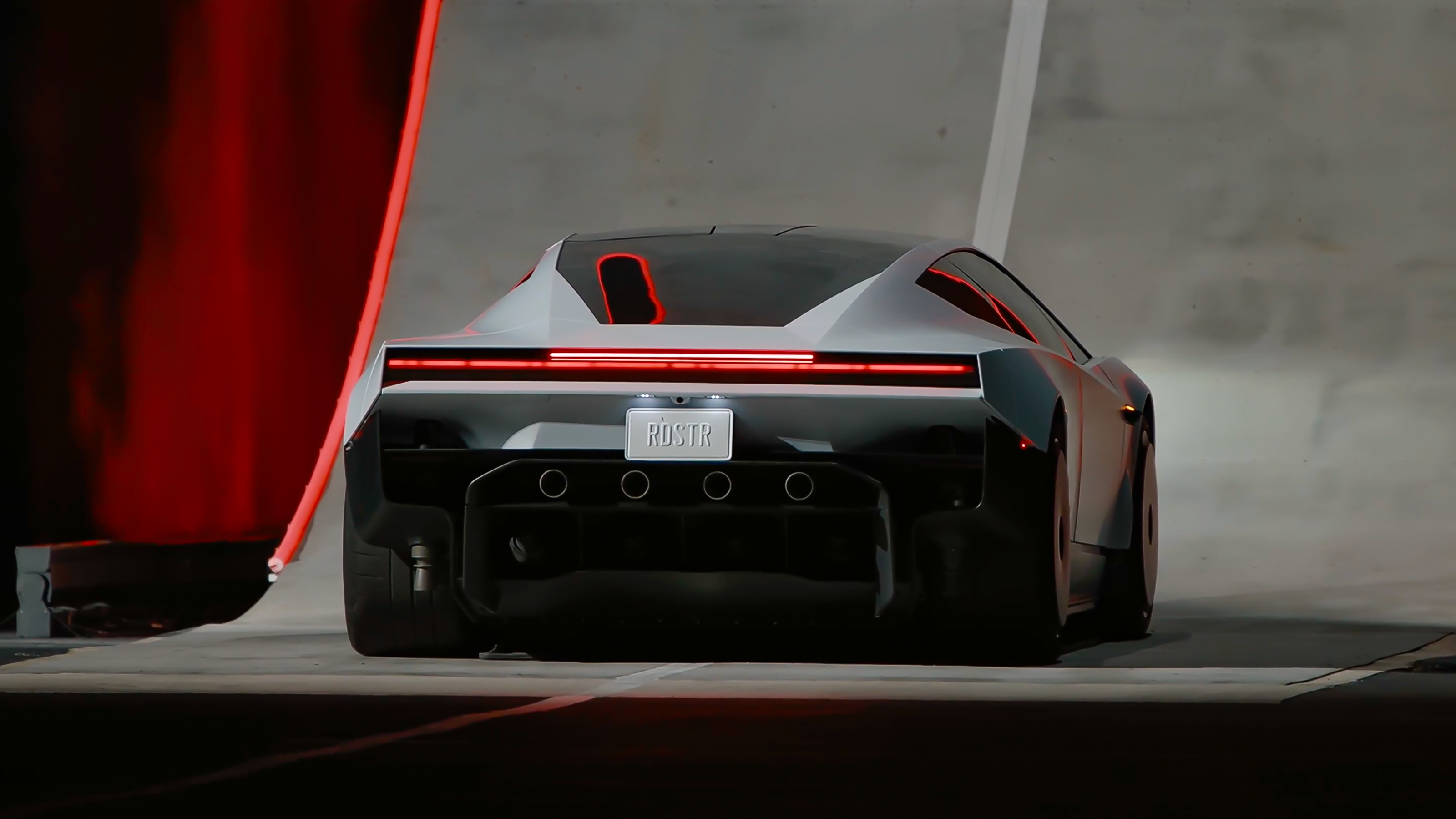 New Tesla Roadster reveal - rear