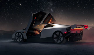 New Tesla Roadster - rear