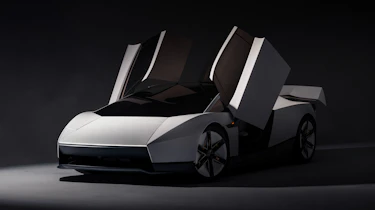 New Tesla Roadster - front, doors open