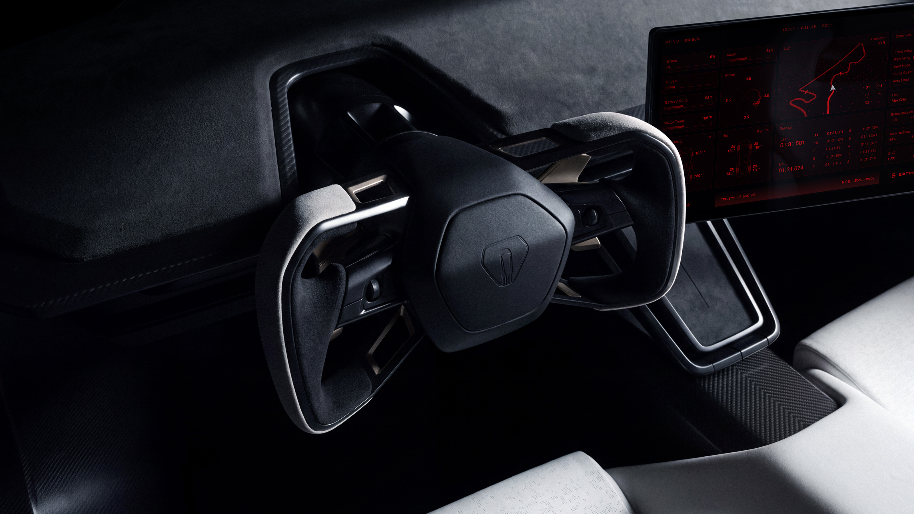 New Tesla Roadster - steering wheel