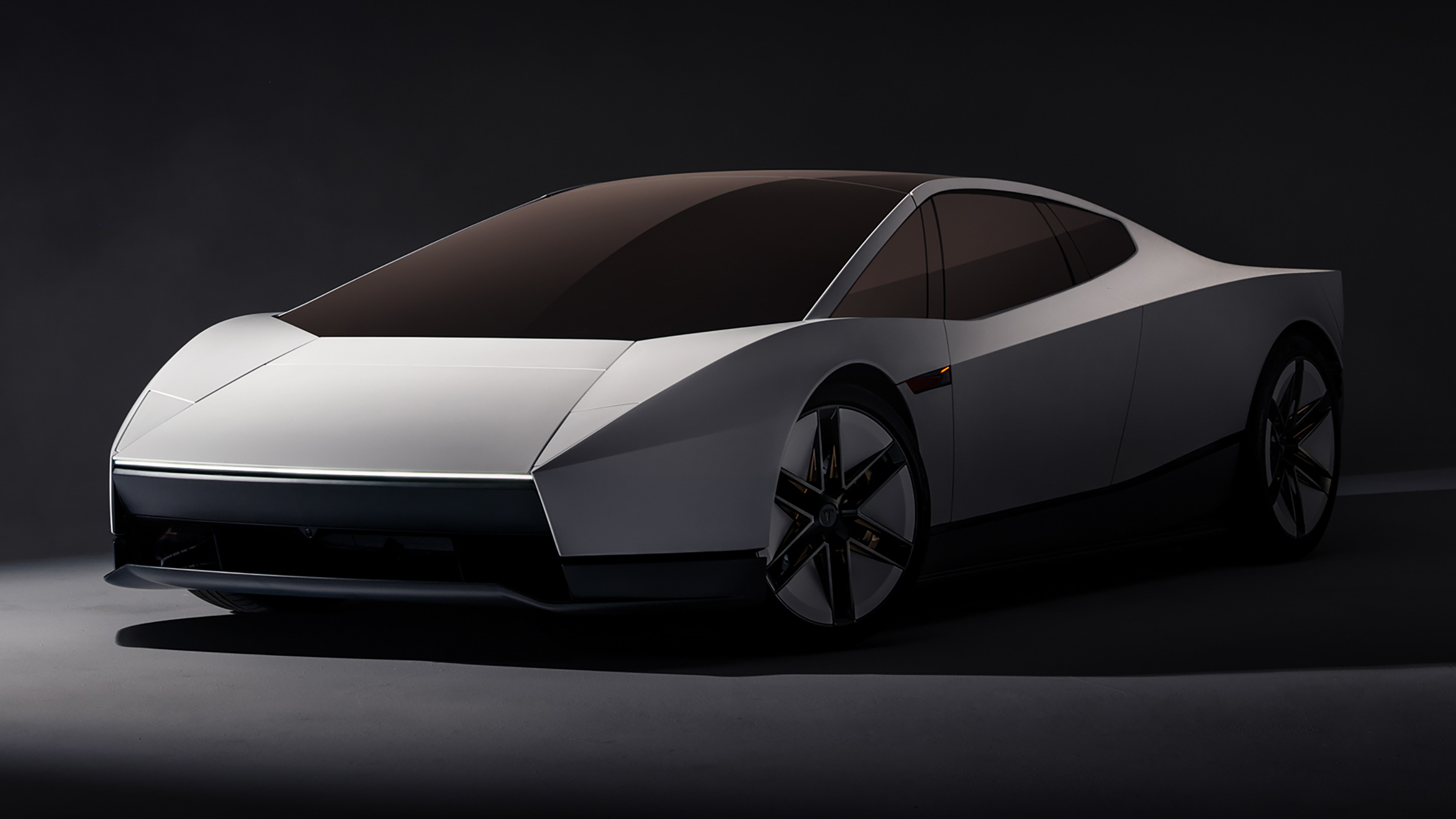 New Tesla Roadster - front