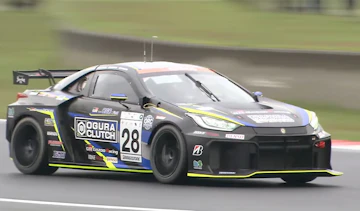 New Toyota sports car testing - front angled
