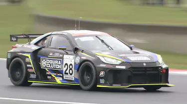 New Toyota sports car testing - front angled