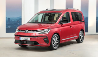 New VW Caddy People - front 3/4