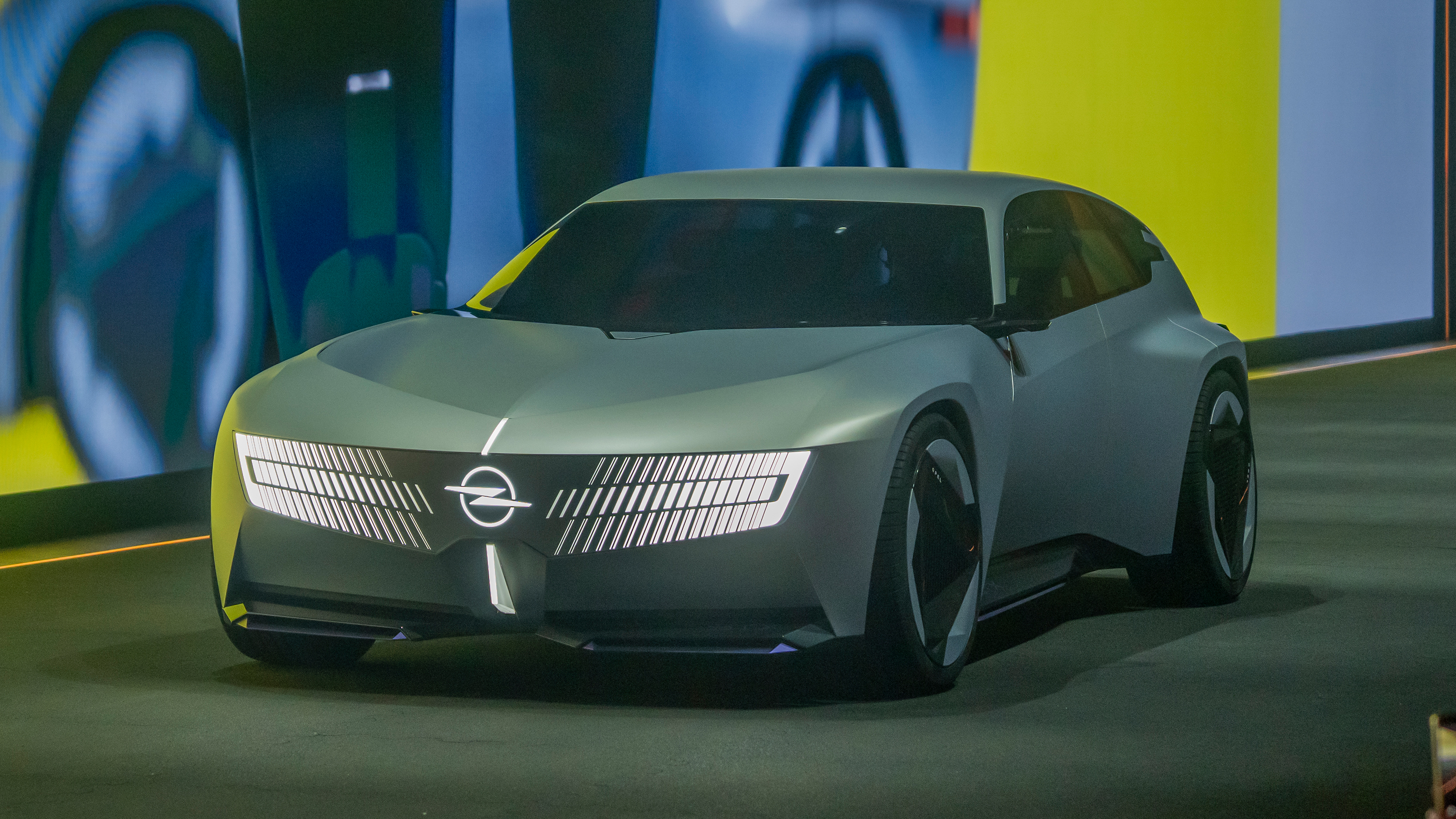 New Vauxhall STX concept Paris - stage front angled