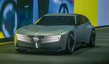 New Vauxhall STX concept Paris - stage front angled
