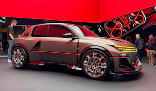 Peugeot E-T16 concept at the Paris Motor Show