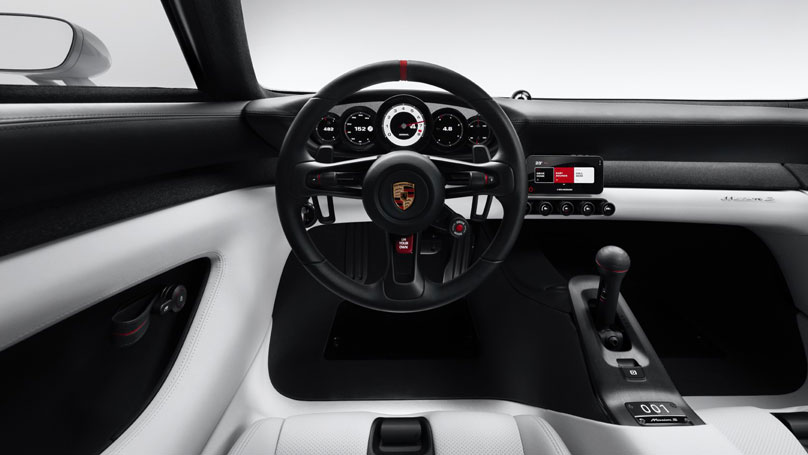 Porsche Mission S concept - dash