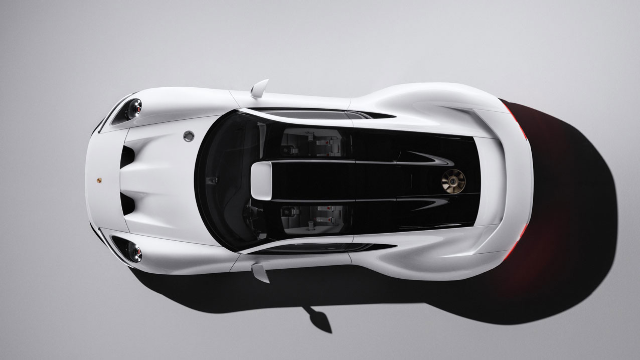 Porsche Mission S concept - above
