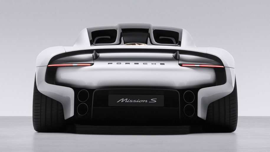 Porsche Mission S concept - full rear
