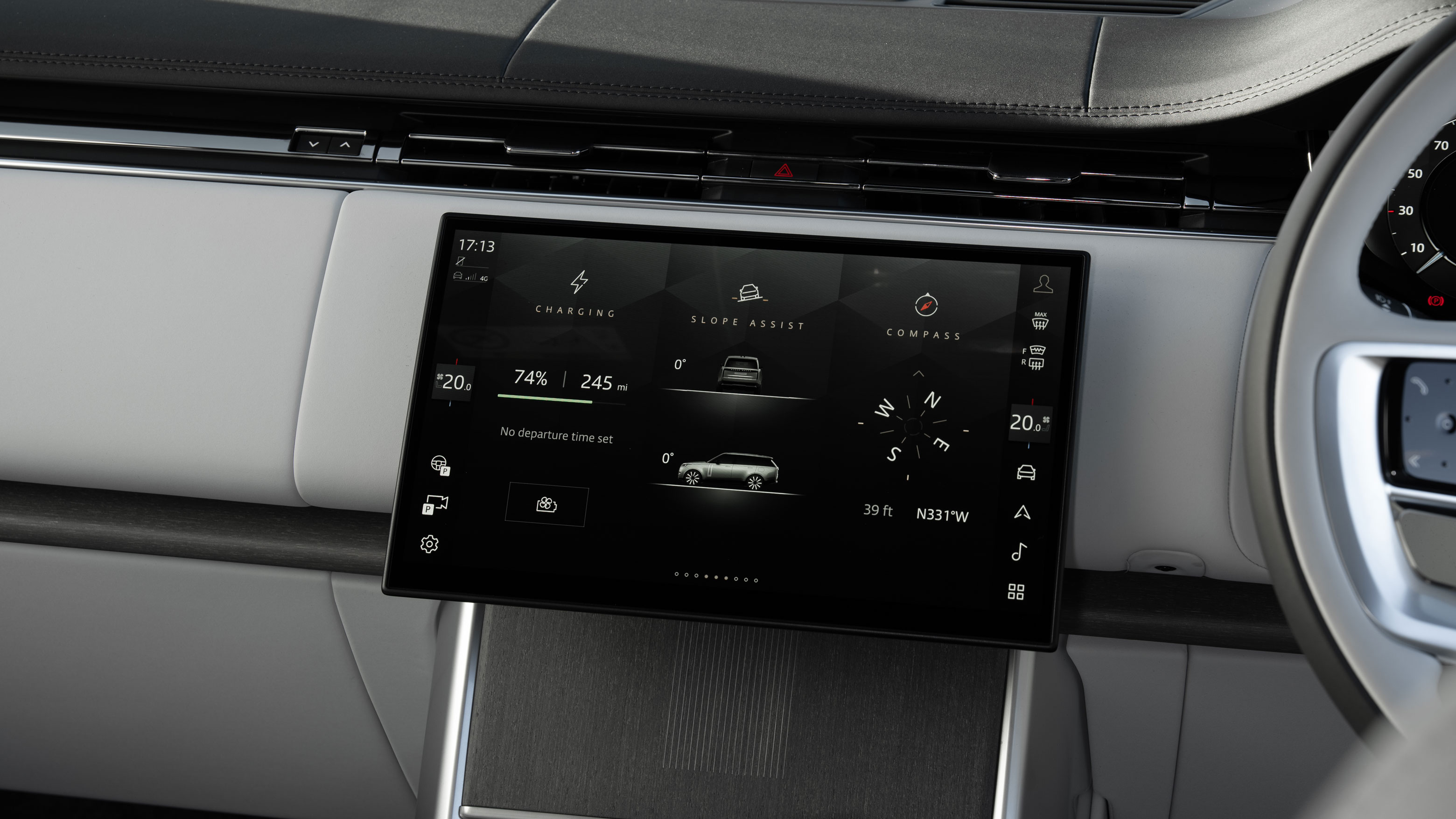 Range Rover Electric - screen
