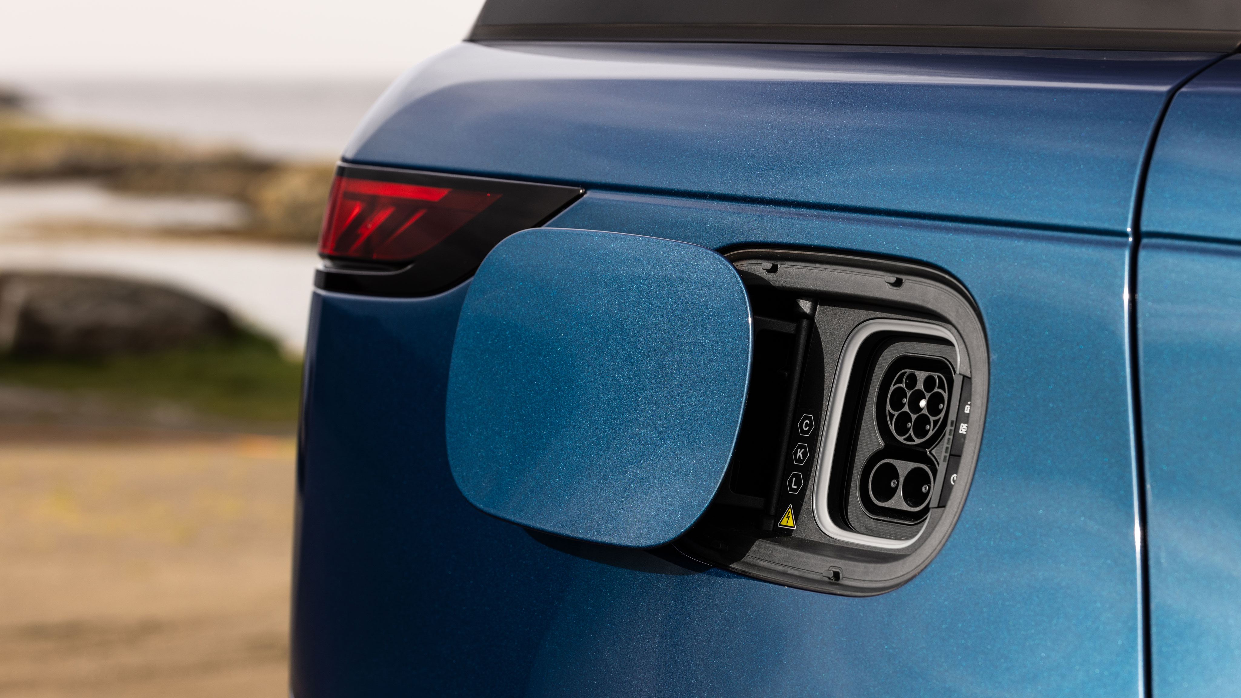 Range Rover Sport Electric - charging port