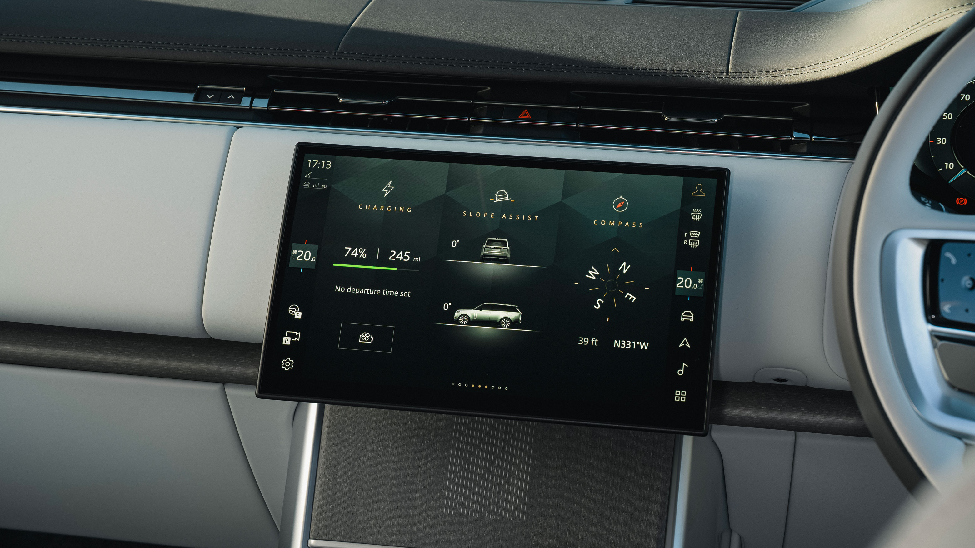 Range Rover Sport Electric - screen