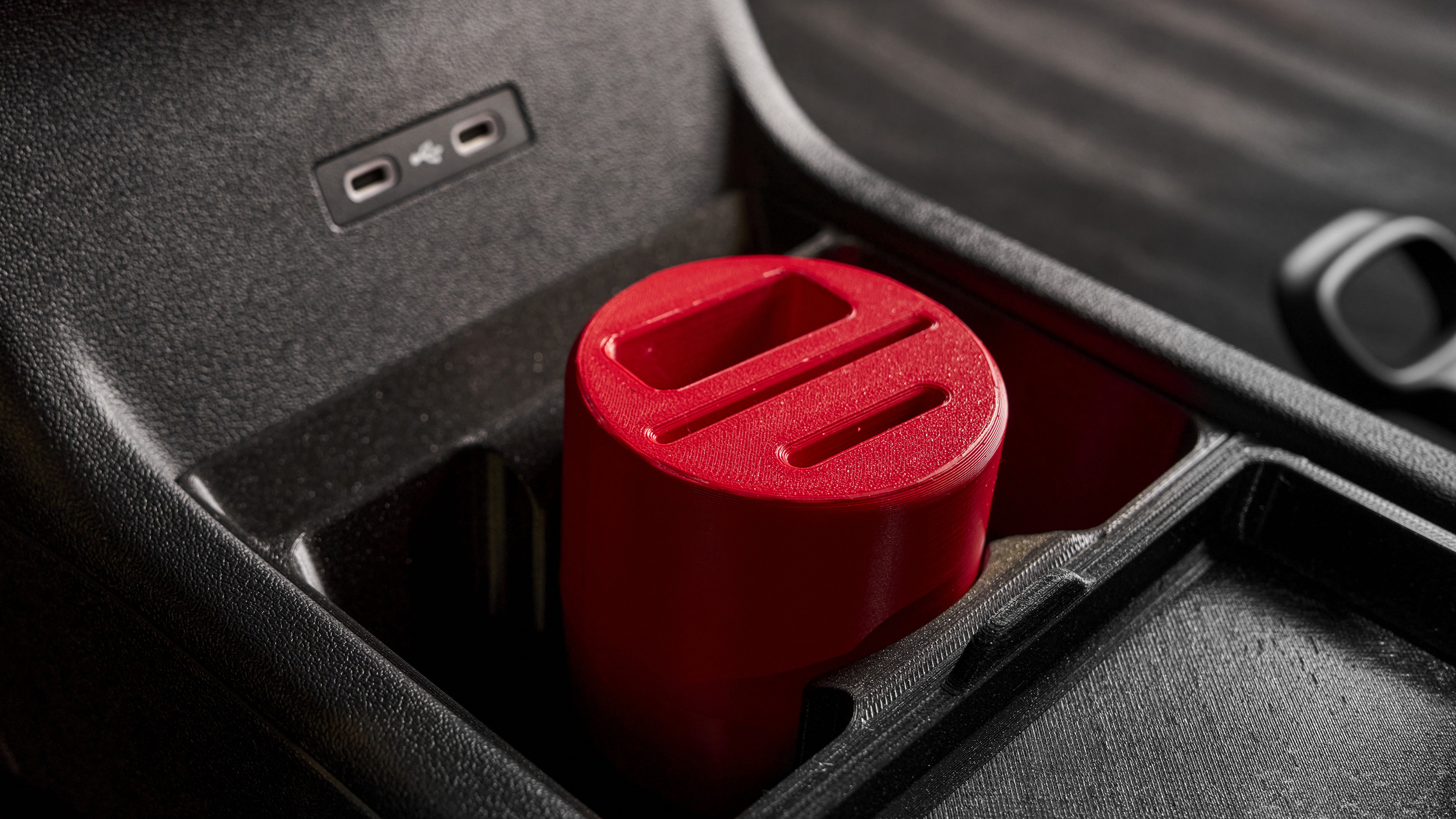 Skoda 3D-printable accessories - cubby key holder