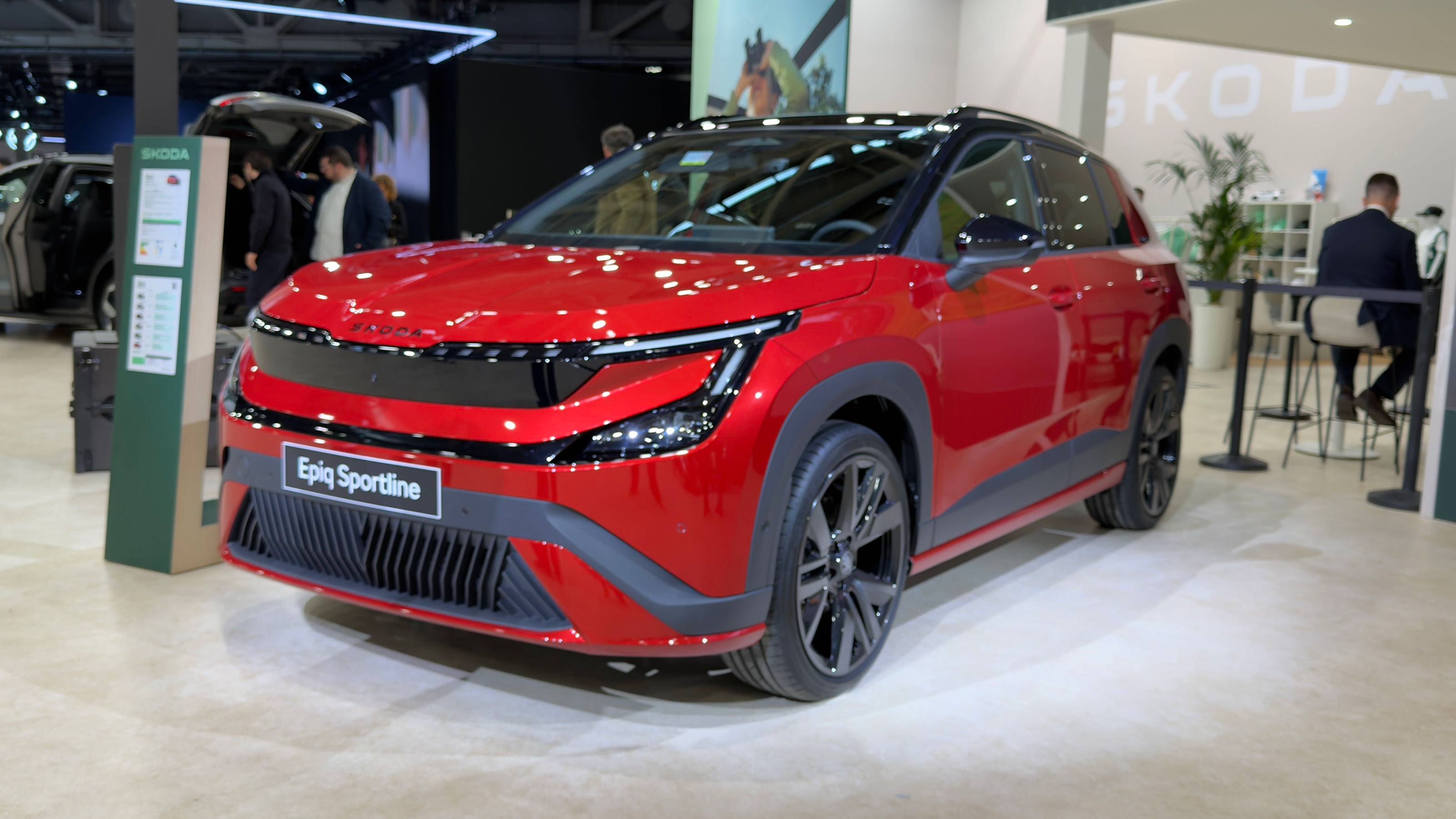 Skoda Epiq SportLine on display at the Paris Motor Show