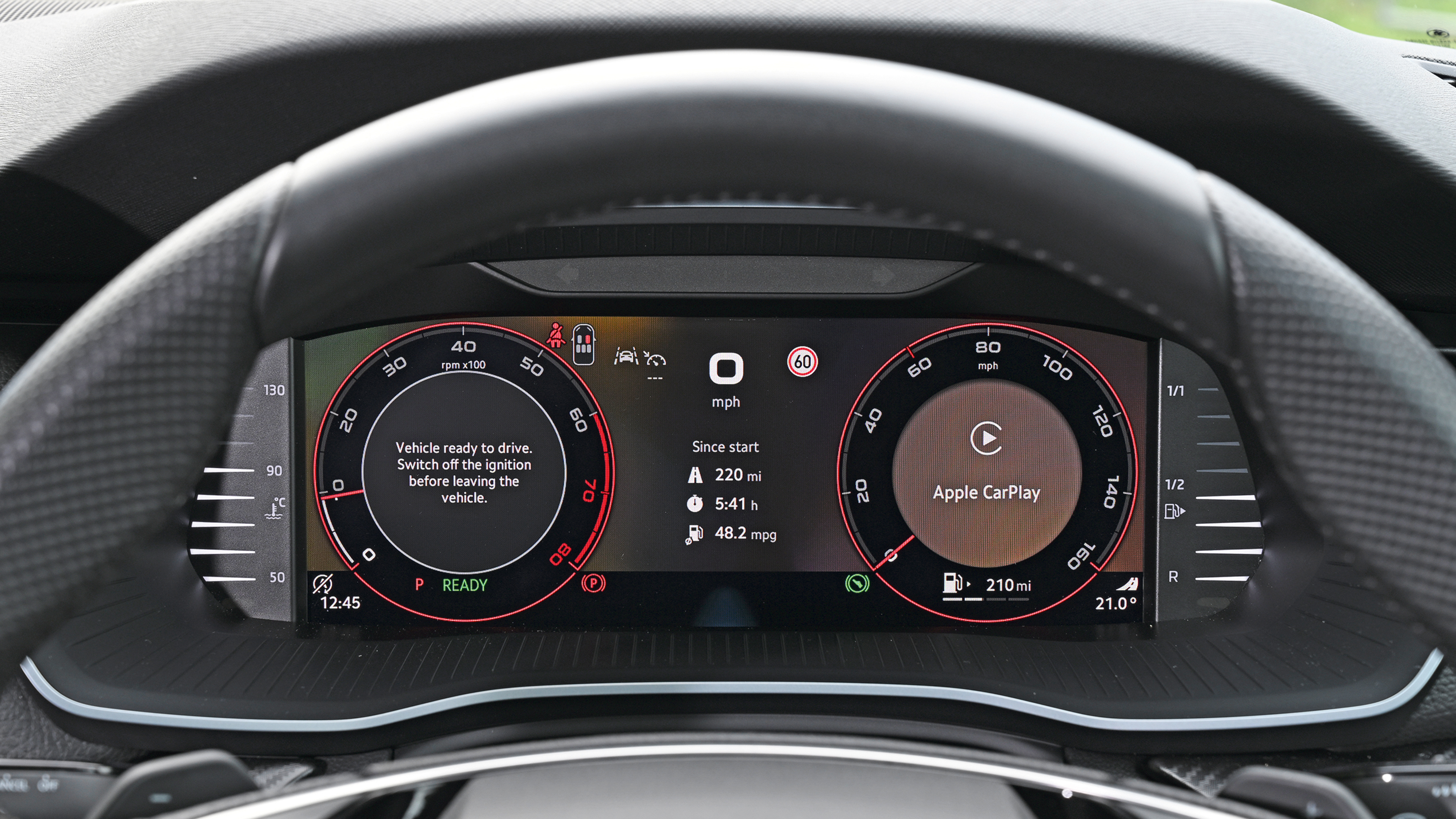 Skoda Octavia Estate - driver display