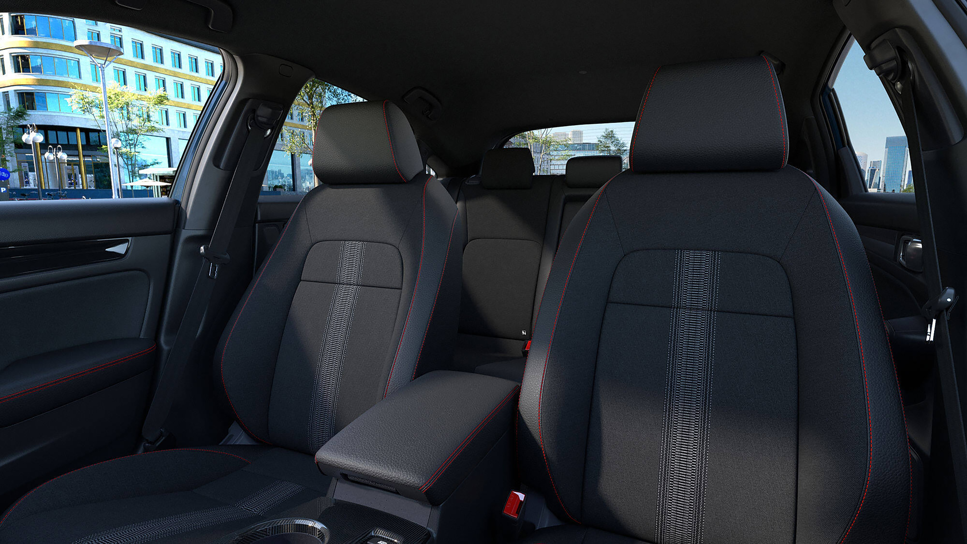 Upgraded Honda Civic e-HEV S+ SHIFT - seats