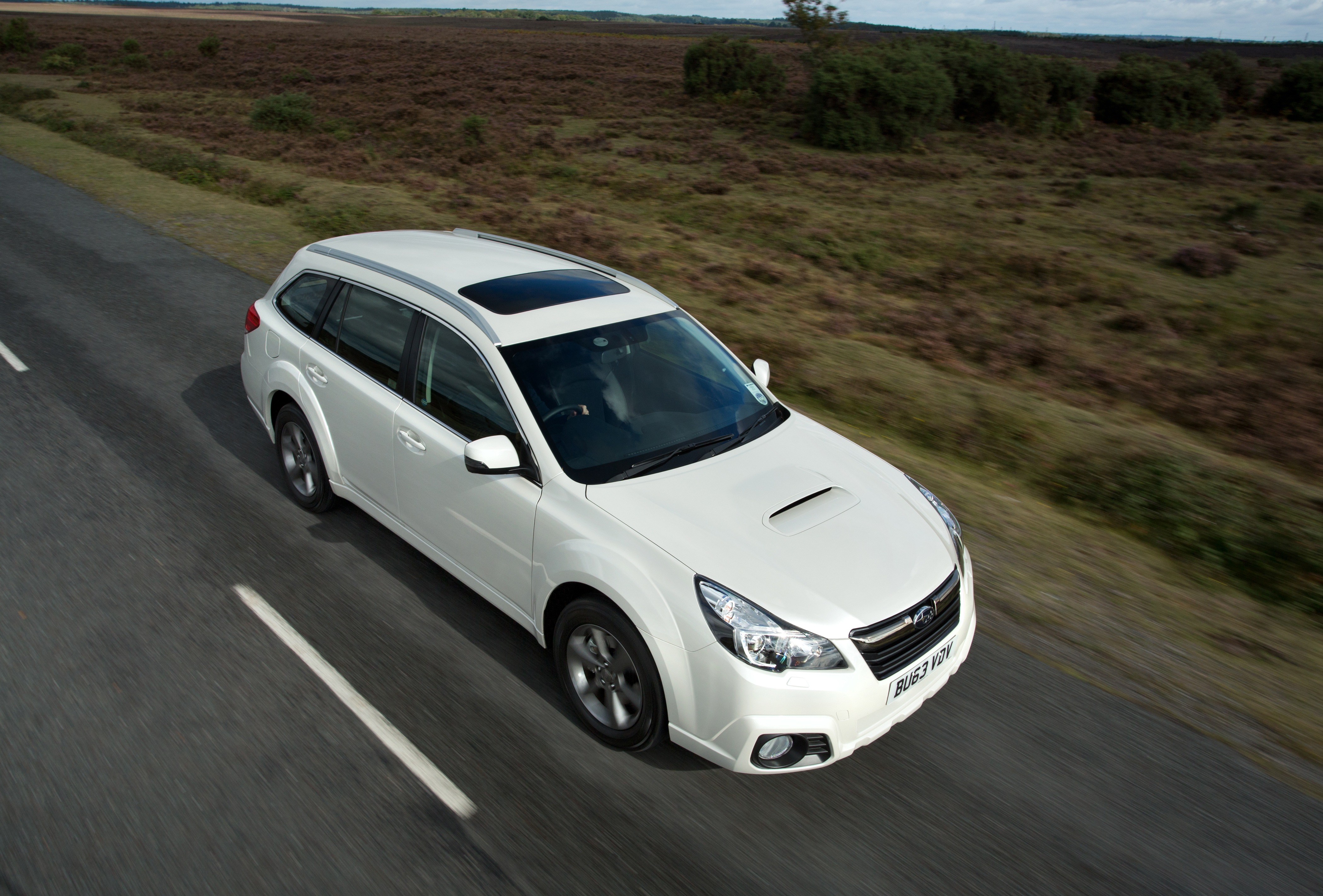 Subaru Outback birds-eye view