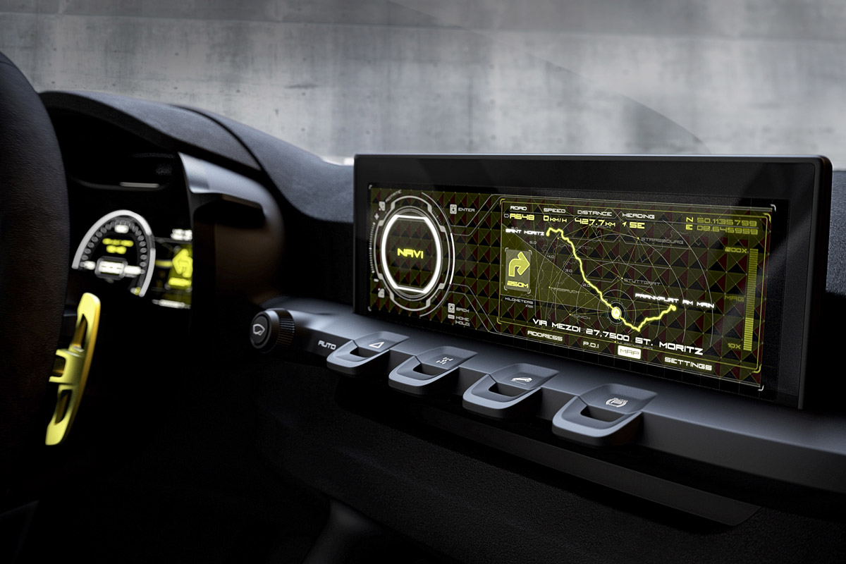 Kia Niro concept dashboard