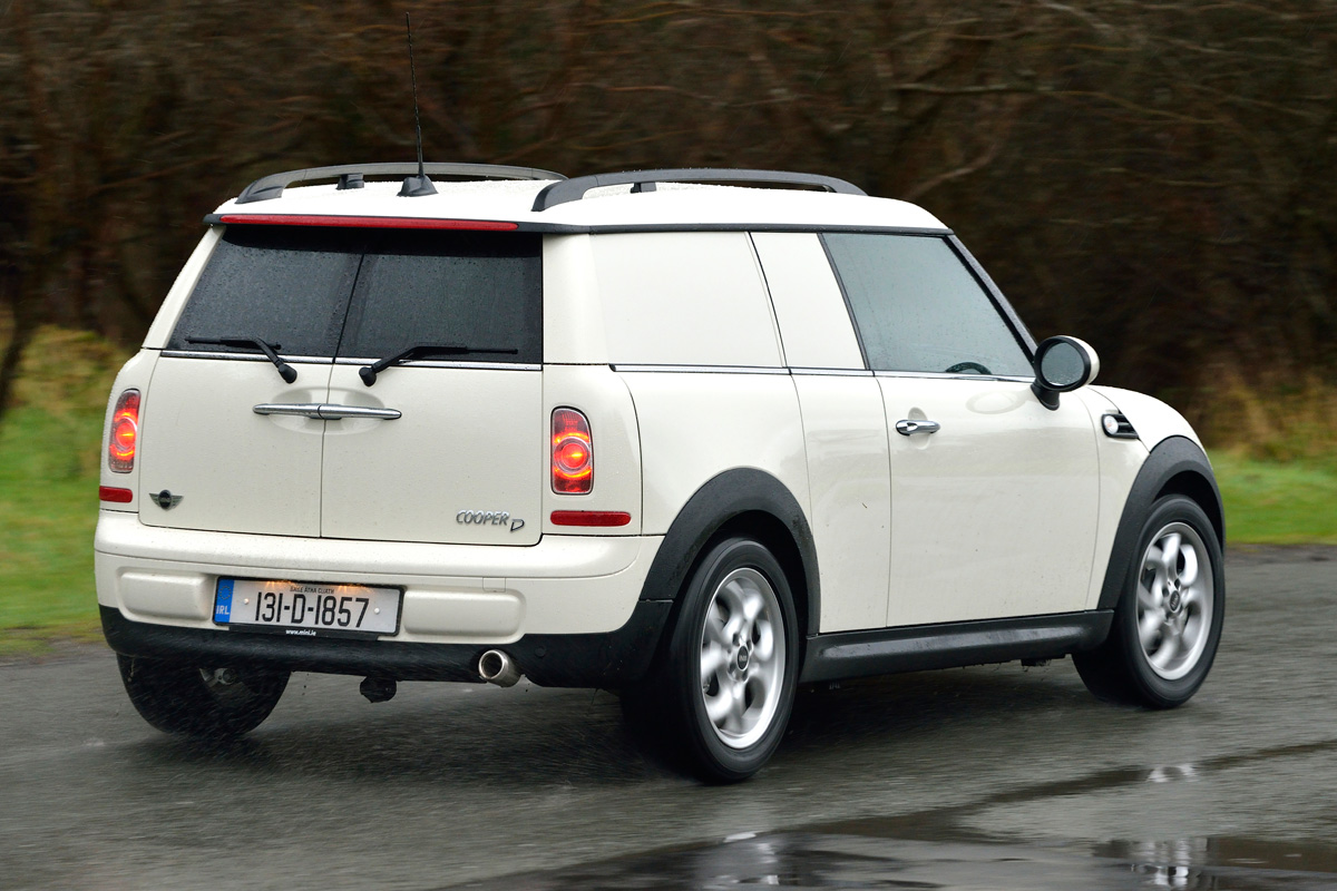 MINI Clubvan rear cornering