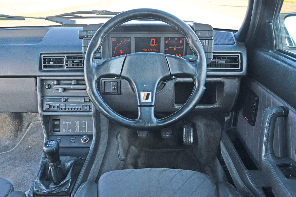 Audi Ur-Quattro interior