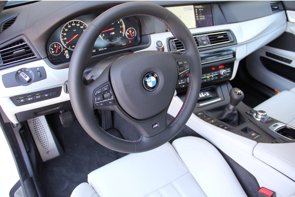 BMW M5 manual interior