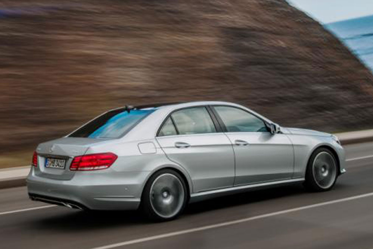 Mercedes E-Class saloon rear