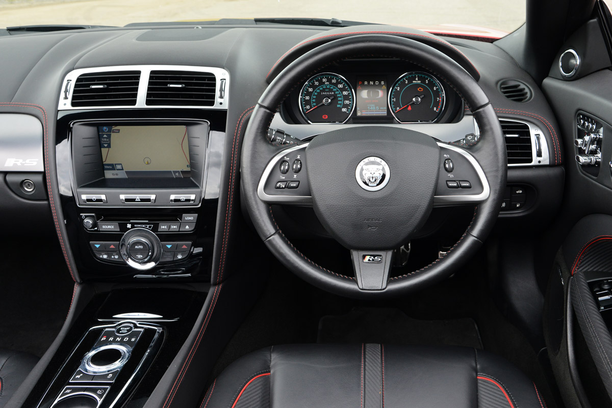 Jaguar XKR-S Convertible interior