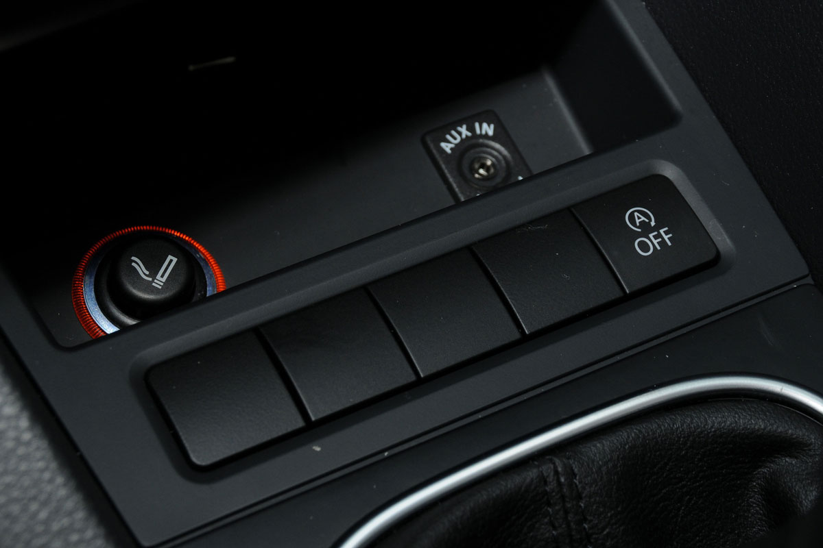 Volkswagen Jetta interior detail