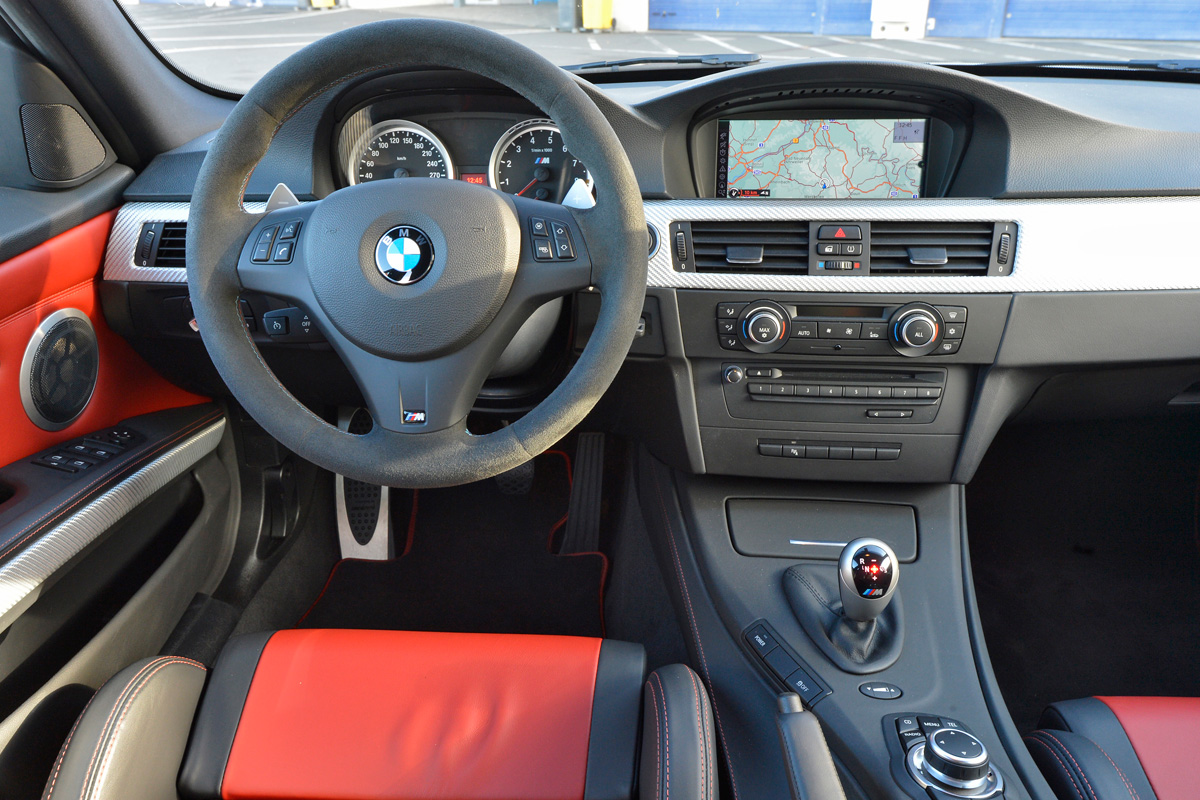 BMW M3 CRT interior