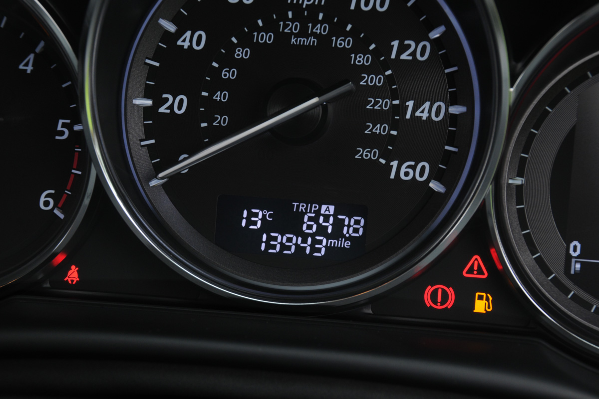 Mazda CX-5 dial detail