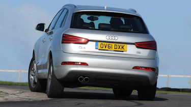Audi Q3 rear cornering