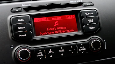 Kia Rio infotainment system