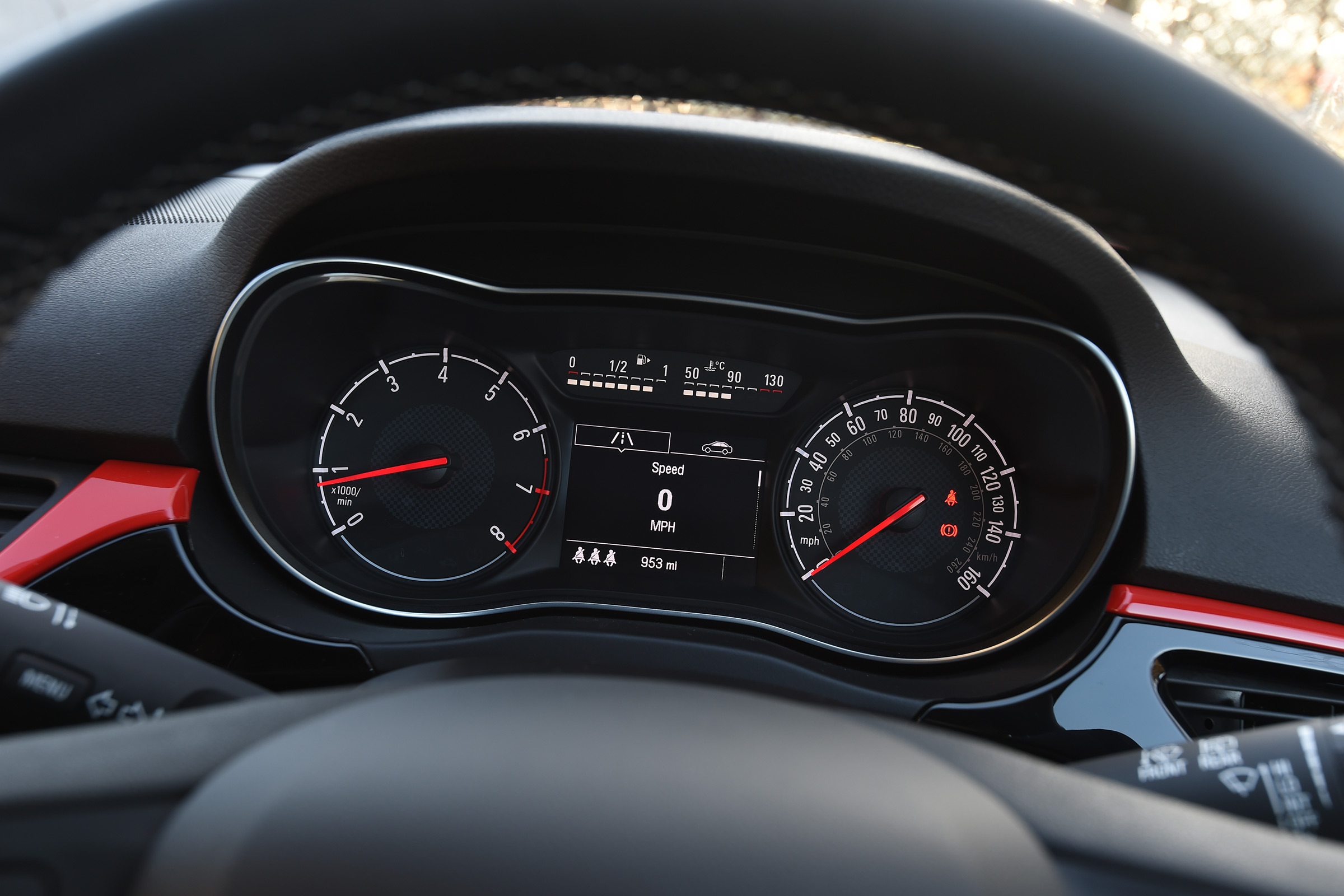 Subaru Impreza interior detail