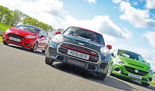 MINI JCW vs Vauxhall Corsa VXR & Ford Fiesta ST