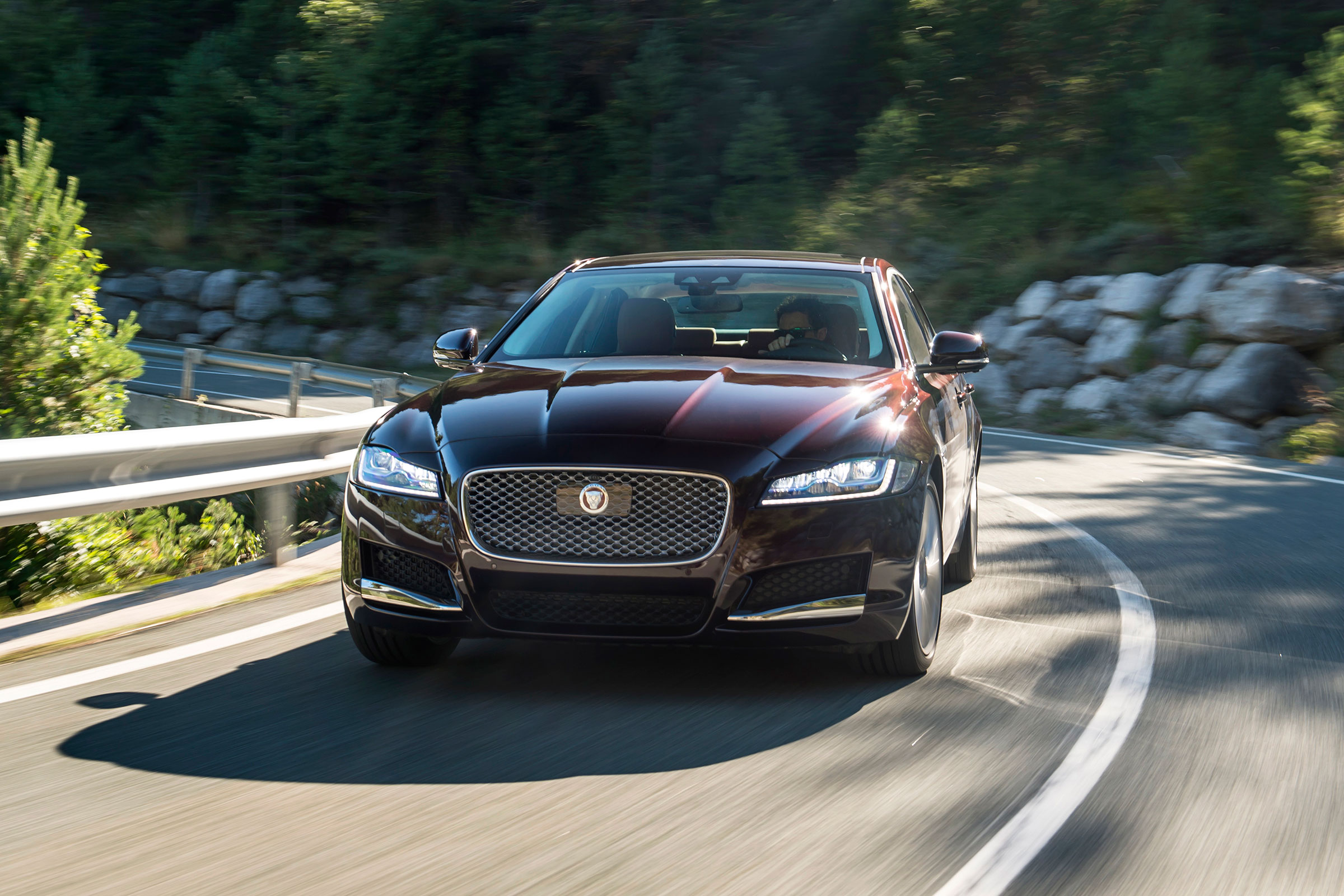 Jaguar XF Portfolio - front cornering