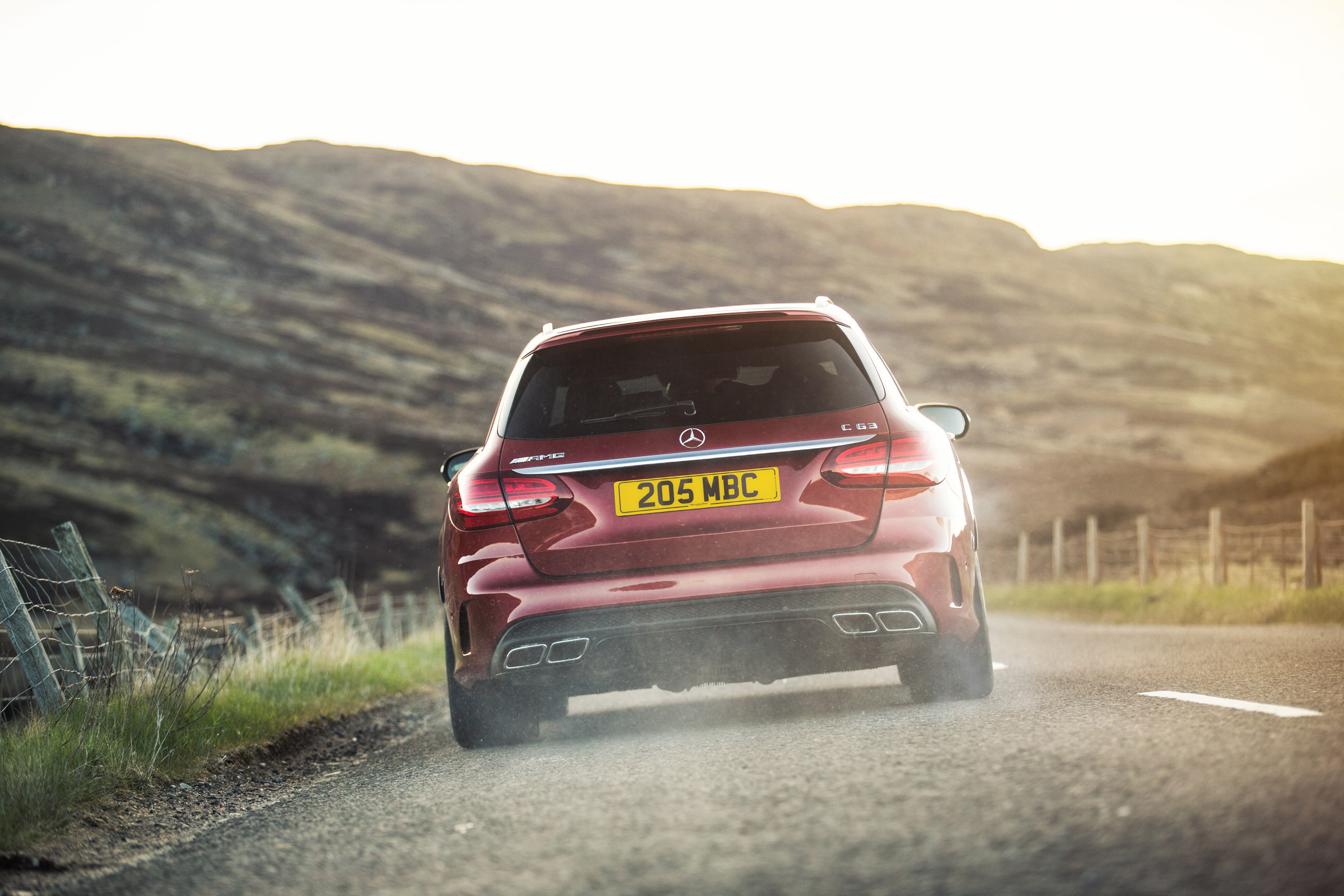 Mercedes-AMG C63 Estate 2015 driving